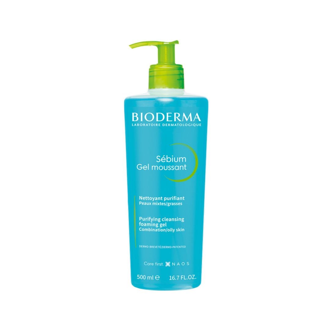 Bioderma Sebium Purifying Cleansing Foaming Gel 500ml