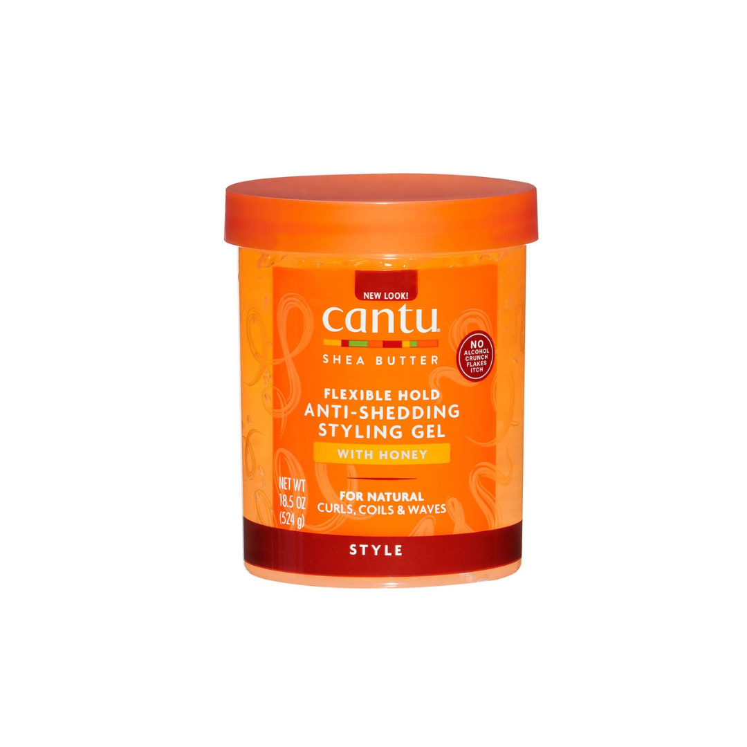 Cantu Flexible Hold Anti-Shedding Styling Gel With Honey 524G