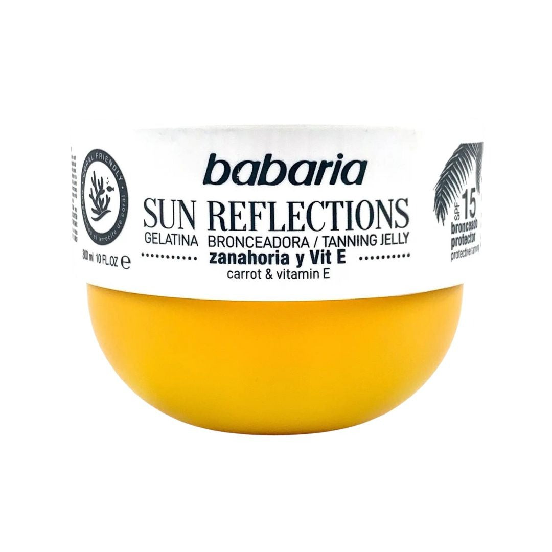 Babaria Sun Reflections Carrot Oil Tanning Jelly SPF15 300Ml