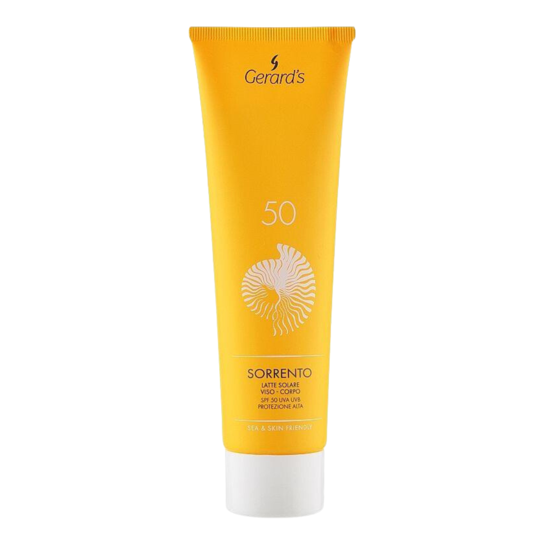لوشن واقي من الشمس للوجه والجسم من جيرارد سورينتو بمعامل حماية 50% SPF 150 مل