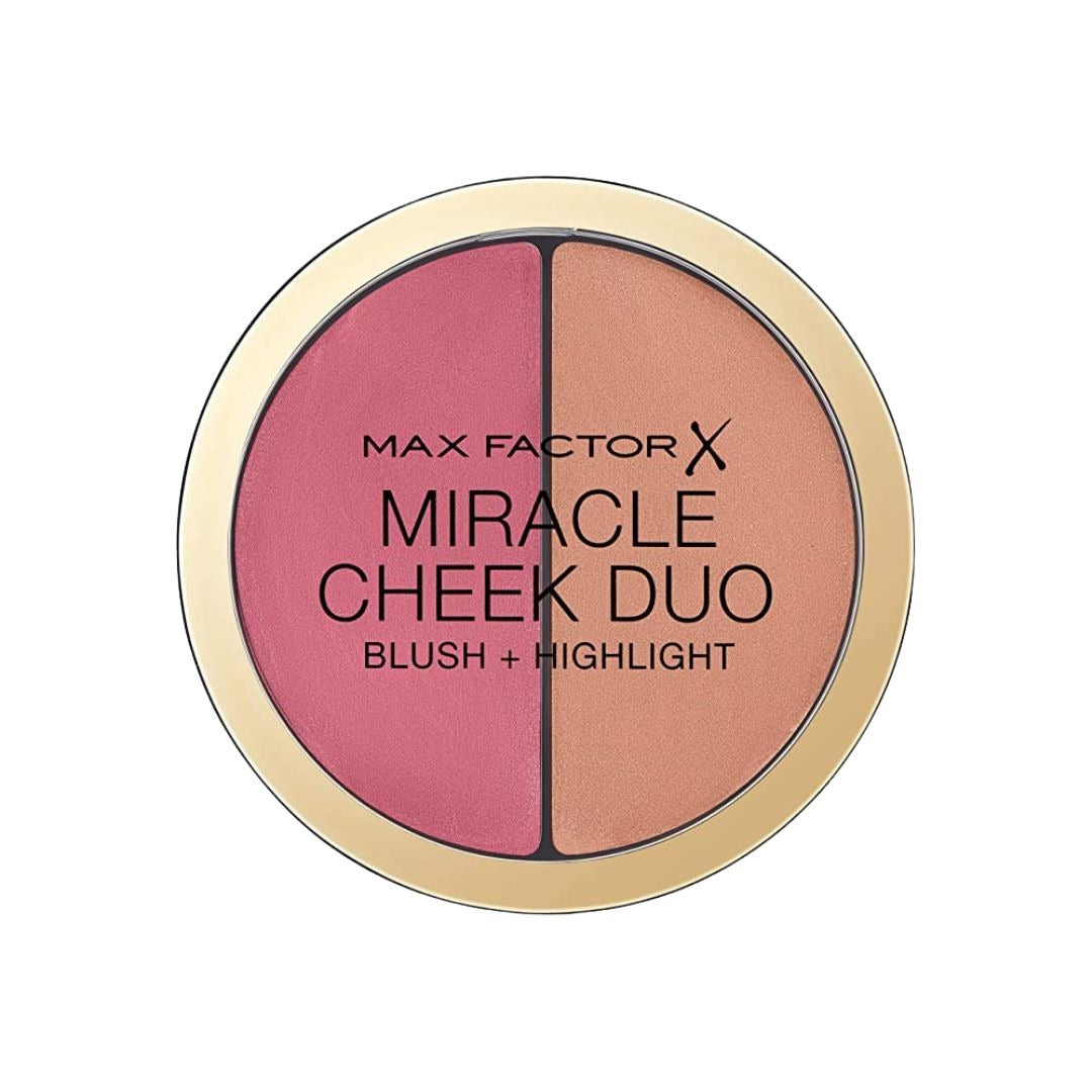 max factor miracle cheek duo blusher + Highlight