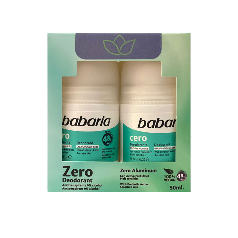 Babaria Zero Roll-On Deodorant Offer 50Ml*2